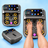 SoakRite Collapsible Foot Spa Bath Massager with Heat – Heated Foot Spa Machine with Automatic Shiatsu Massage Rollers, Electric Pedicure Foot Bath Tub