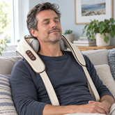 TrueKnead Neck and Shoulder Massager with Heat - Cordless Shiatsu Kneading Massager for Neck, Shoulders and Upper Back, 4D Nodes