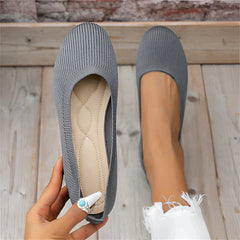 Women's Slip On Shoes with Memory Foam Insoles and Molded Arch Support, Wide Toe Box