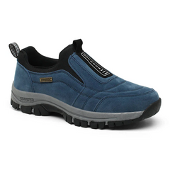 Slip-On Hiking Shoes with Arch Support and Rubber Sole, Forefoot Cushioning