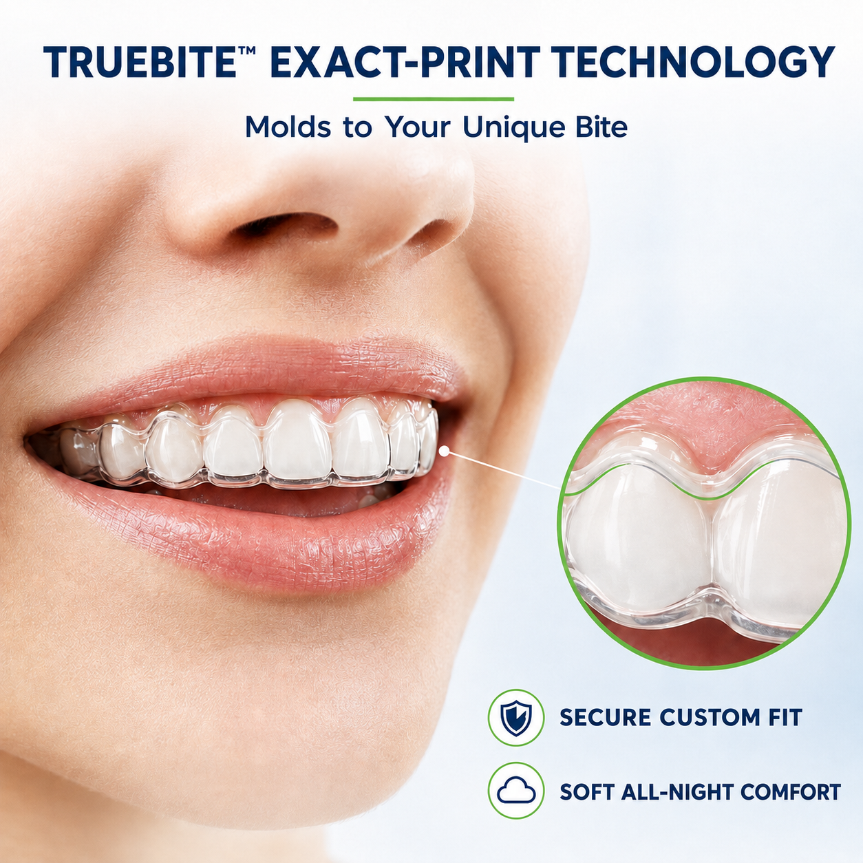 TrueBite Mouth Guard for Teeth Grinding & Clenching, Bruxism Night Guard