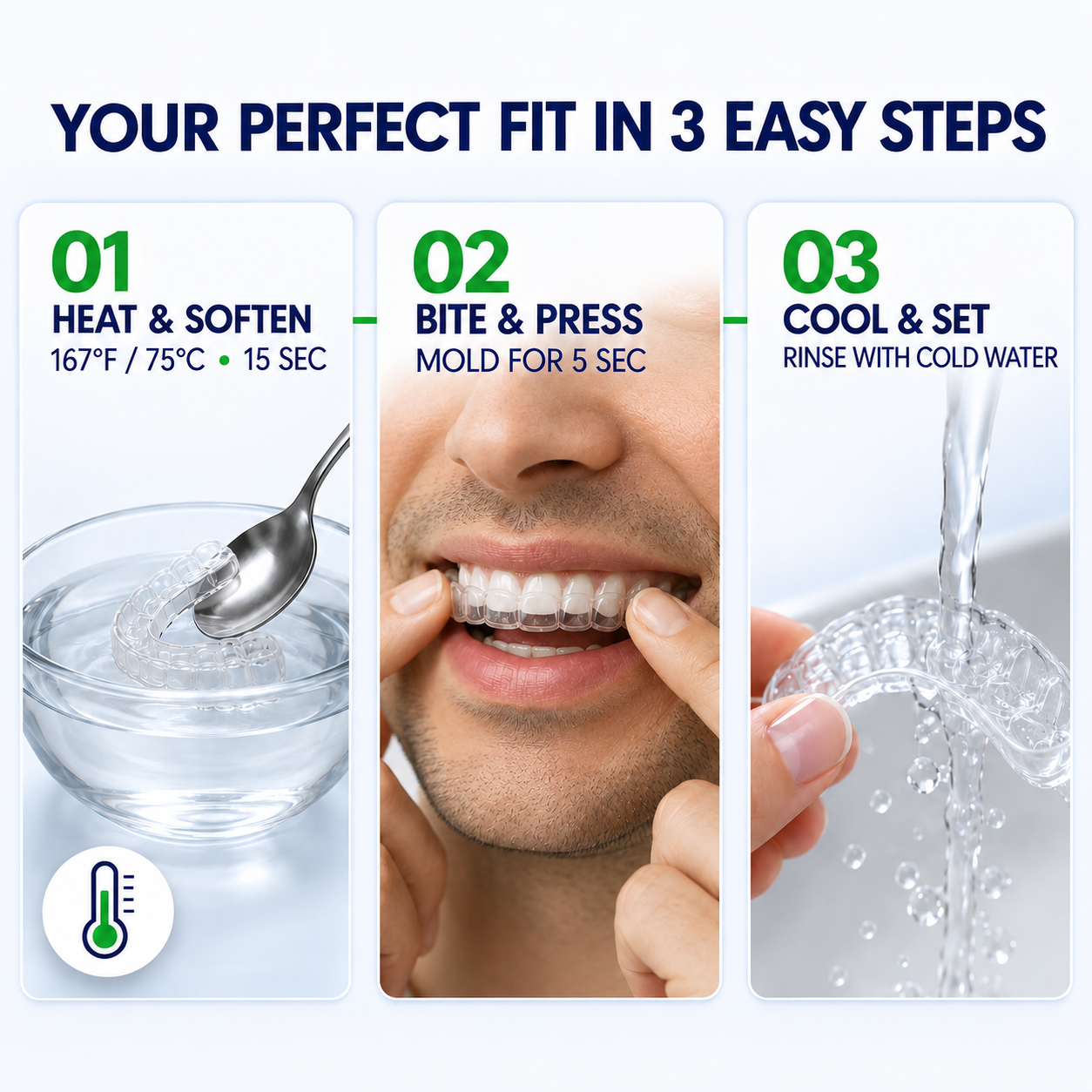 TrueBite Mouth Guard for Teeth Grinding & Clenching, Bruxism Night Guard