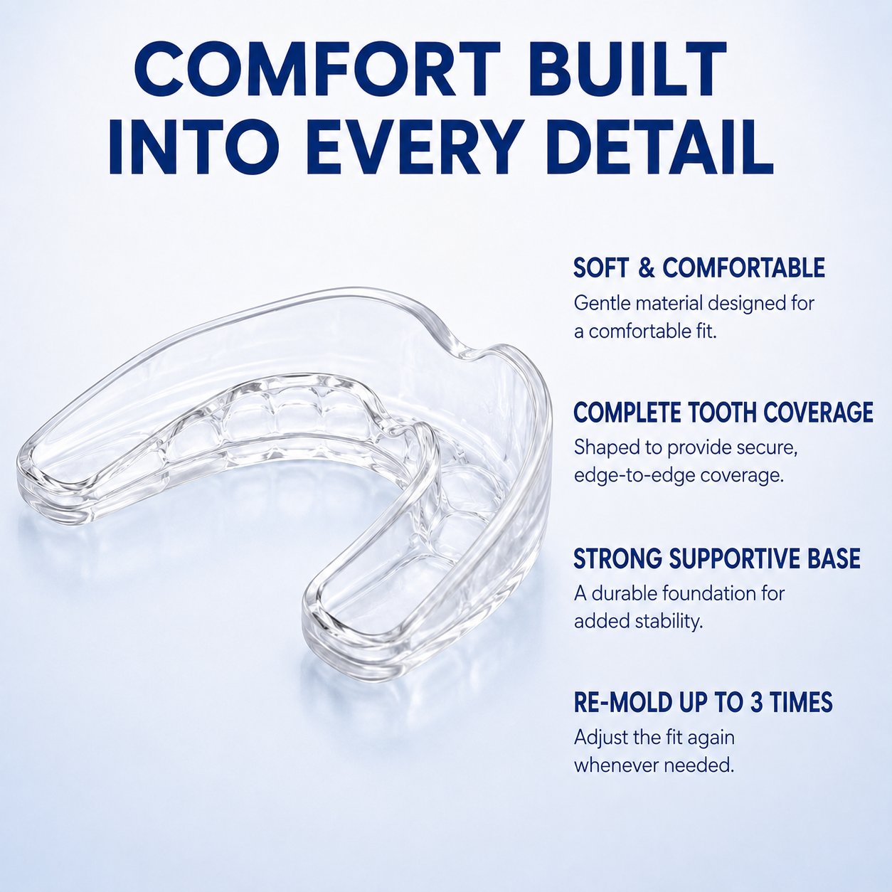 TrueBite Mouth Guard for Teeth Grinding & Clenching, Bruxism Night Guard