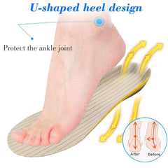 Gel Arch Support Insoles with EVA Foam Cushioning and Heel Cup, Trimmable