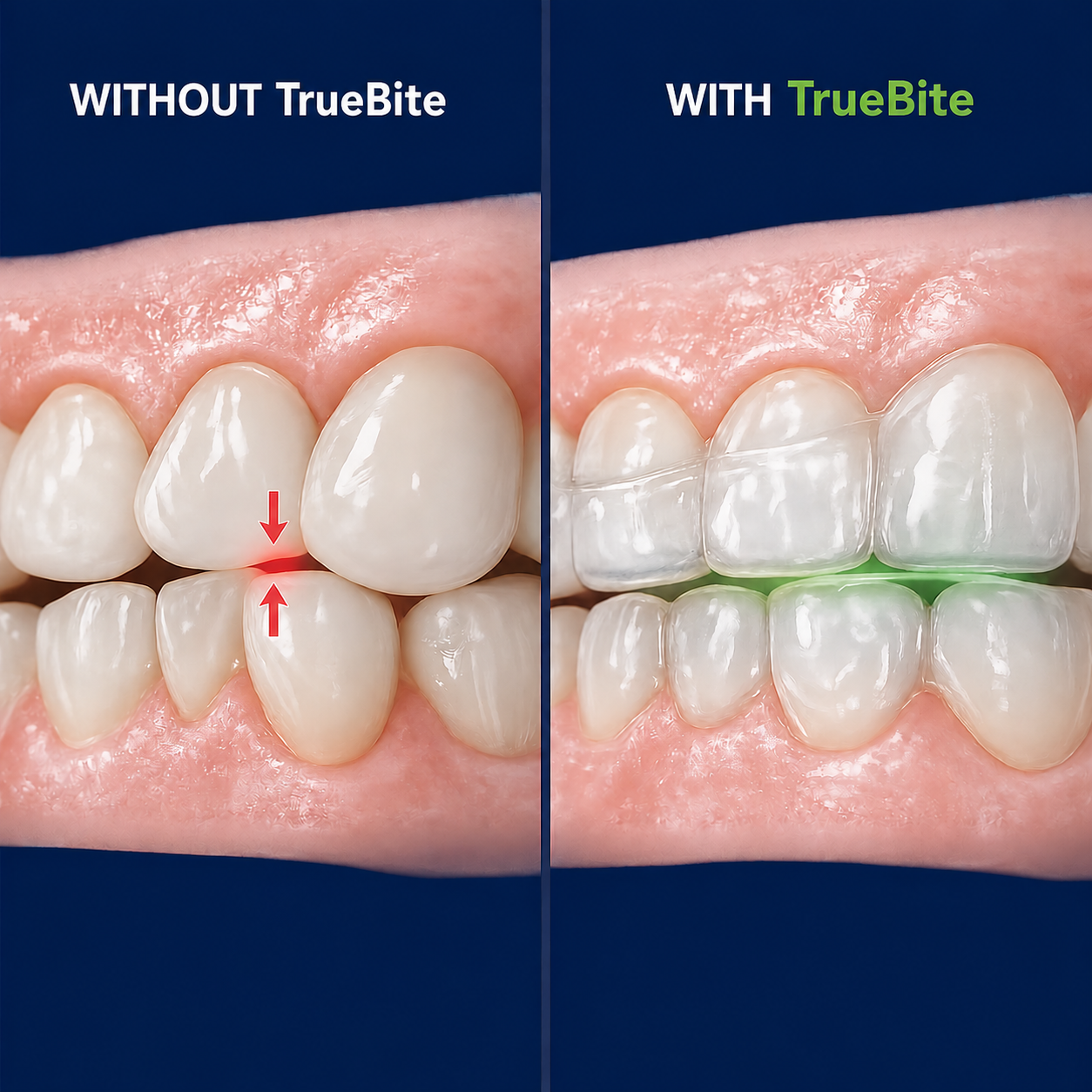 TrueBite Mouth Guard for Teeth Grinding & Clenching, Bruxism Night Guard