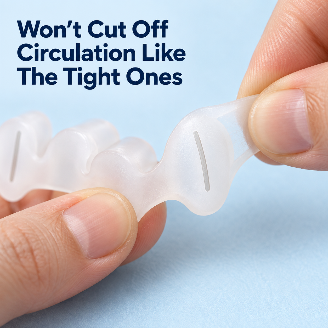 Toe Spacers, Silicone Toe Separators for Men and Women, Toe Stretcher and Toe Spreaders for Walking, Running, Yoga and Recovery