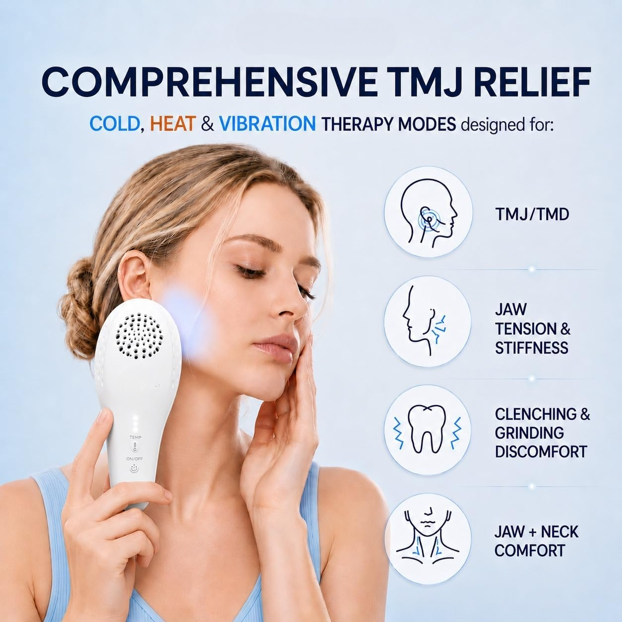 TMJ Massager, Jaw, Masseter & Face Massager for TMJ