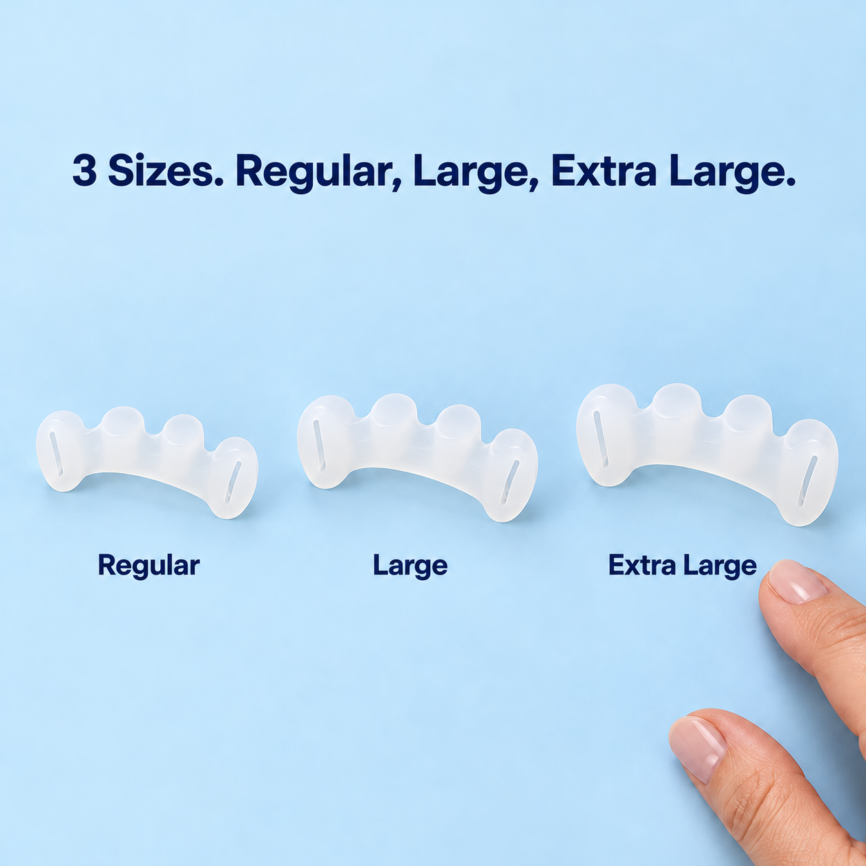 Toe Spacers, Silicone Toe Separators for Men and Women, Toe Stretcher and Toe Spreaders for Walking, Running, Yoga and Recovery