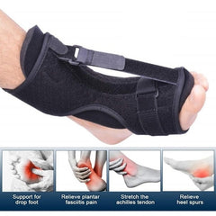 Adjustable Night Splint with Arch Support and Breathable Straps for Foot Pain Relief