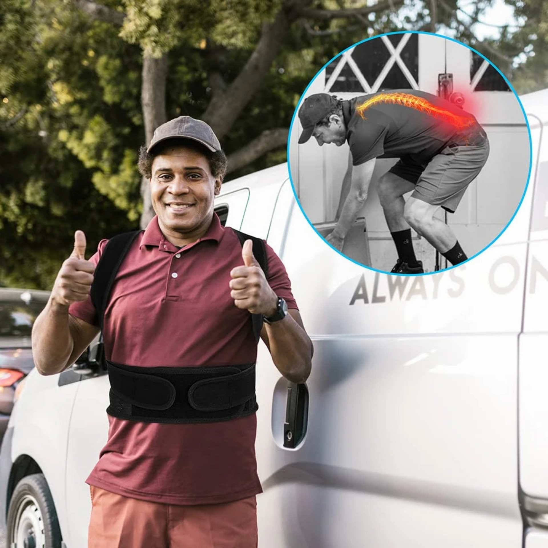 Ajustable Brace Support For Back And Shoulders