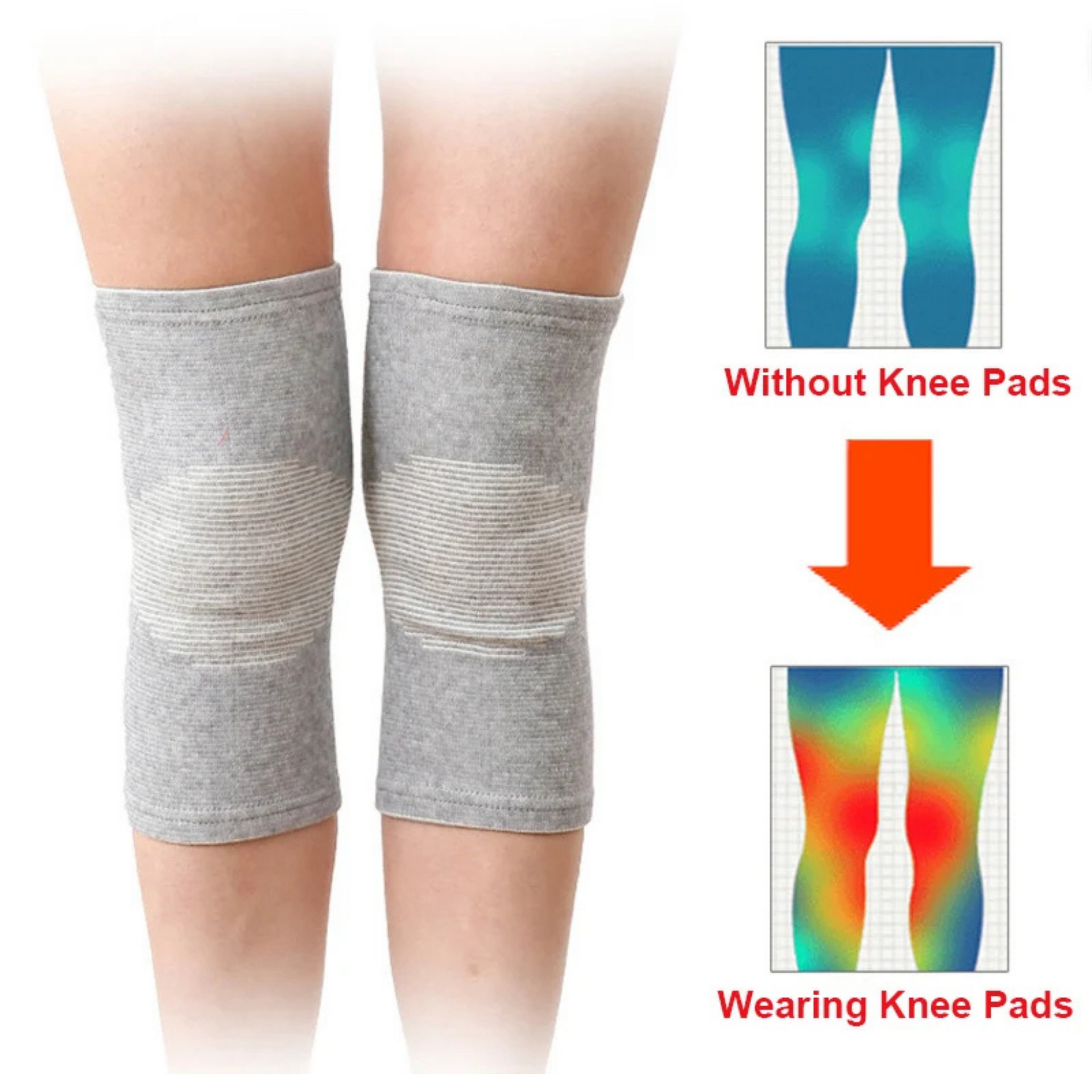 Bamboo Elasticated Bandage Knee Sleeve