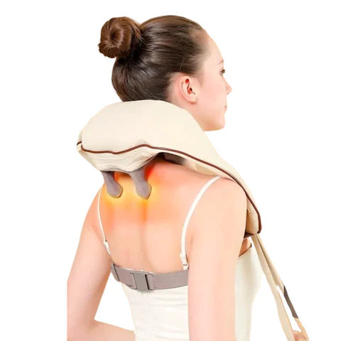 Deep Tissue Massage With Heat For Pain Relief In Neck And Shoulders