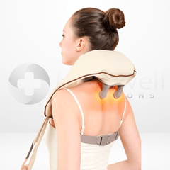 Deep Tissue Massage With Heat For Pain Relief In Neck And Shoulders