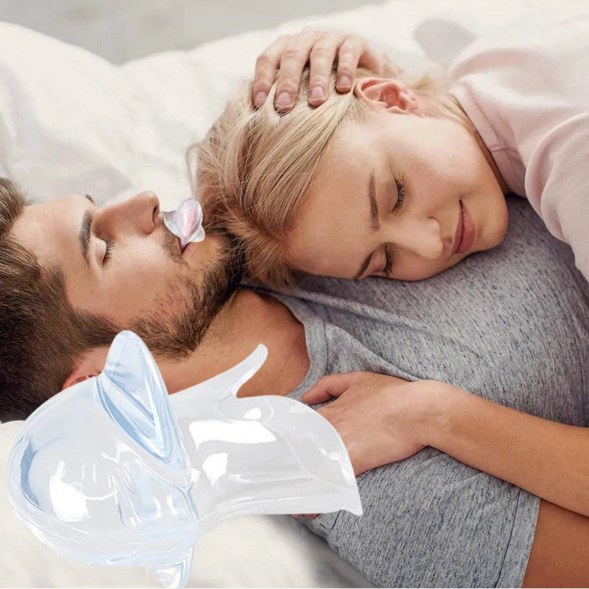 Anti-Snoring Tongue Retainer - Stop Snoring Instantly