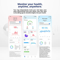 Q-Ring Ultra - Smart Ring for Fitness, Stress, Sleep & Health - Delta Collection