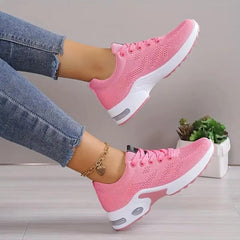 Women's Orthopedic Shoes with Wide Toe Box and Ergonomic Sole, Breathable Fabric