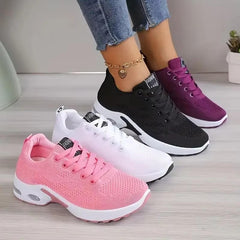 Women's Orthopedic Shoes with Wide Toe Box and Ergonomic Sole, Breathable Fabric