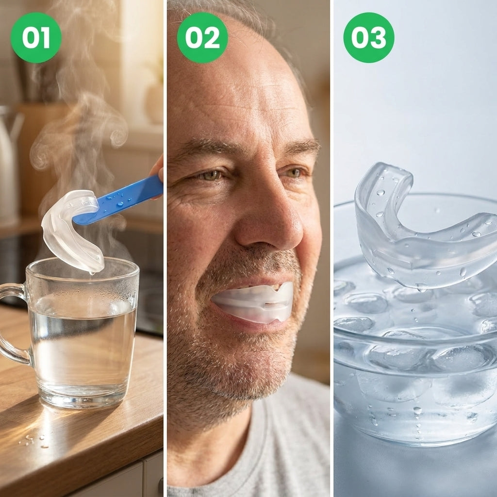 SomniTray Anti-Snore Mouthpiece – Moldable Jaw Advancement Device for Snoring, BPA-Free