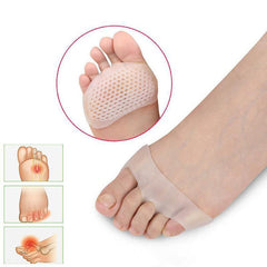 Gel Metatarsal Pads with Adhesive Backing and Ventilated Design, Reusable