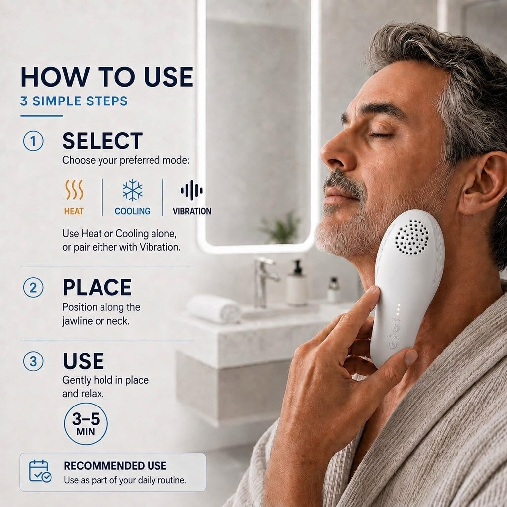TMJ Massager, Jaw, Masseter & Face Massager for TMJ