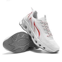 Men's Walking Shoes with Arch Support and Wide Toe Box, Slip Resistant Outsole